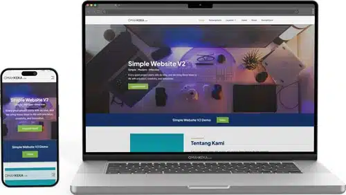 Jasa Pembuatan Website Simple Website V2 Omah Keka